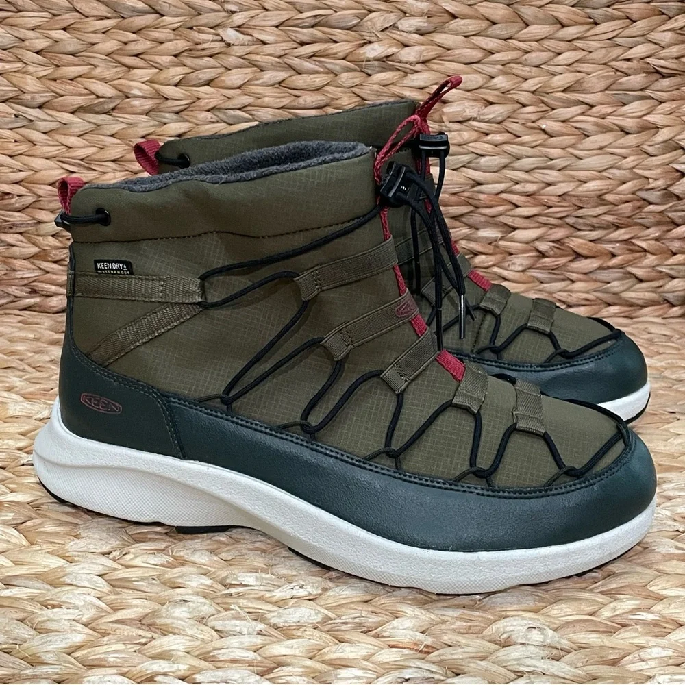 Keen Uneek‎ Chukka Waterproof Sneaker Dark Olive